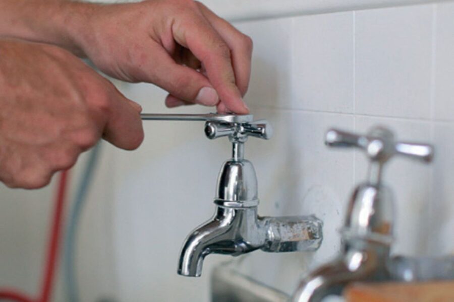 Leaking tap spindle